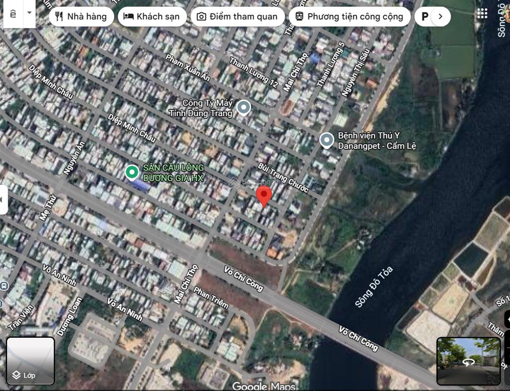 Bán lô mt đường diệp minh châu (đường 7m5) sát sông  hòa xuân. giá tốt 5,190 tỷ.  0942 992 ***