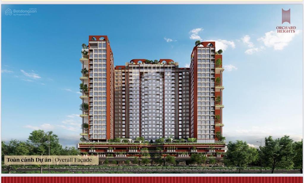 Bán 2pn orchard heights  tầng cao  view hùng vương và hồ bơi.  0354 477 ***