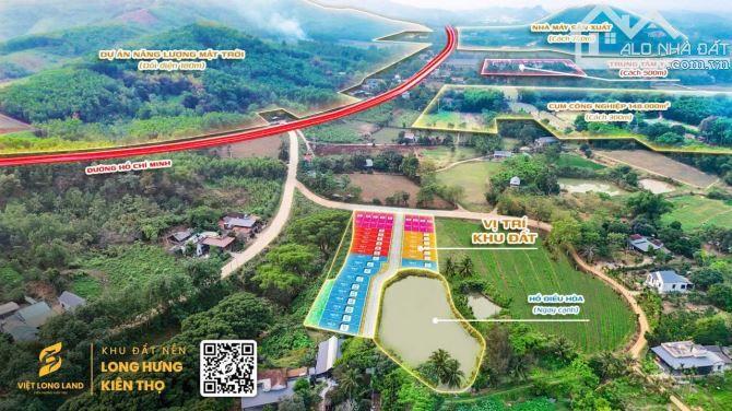 Cần bán gấp 2 lô đất Kiên Thọ sát đường Hồ Chí Minh view hồ điều hòa ngập tràn tiện ích, 100m - giá chỉ 250 triệu/lô.