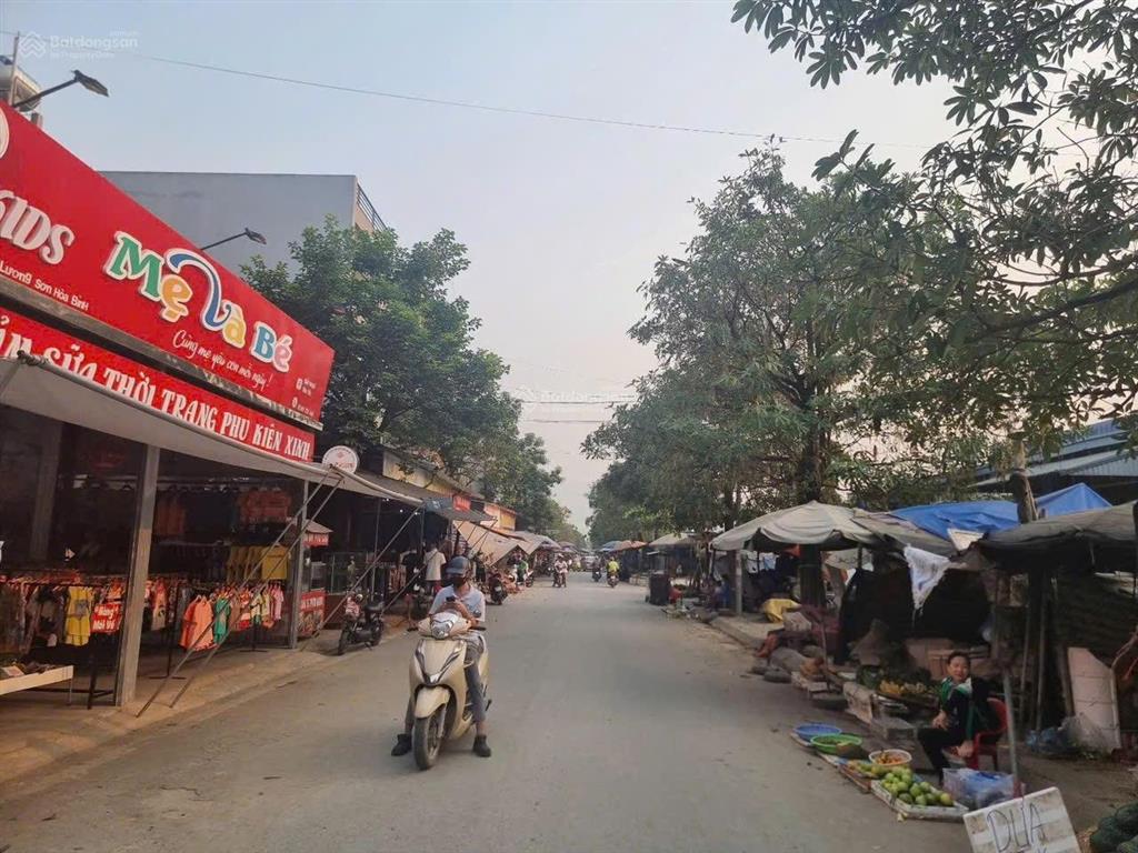 Bán đất phố chợ lương sơn hoà bình