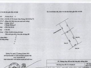 Lô đất giá đầu tư  mặt tiền trương định, ái tử triệu phong