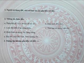 Đất mặt tiền quốc phòng view trực diện biển gio hải