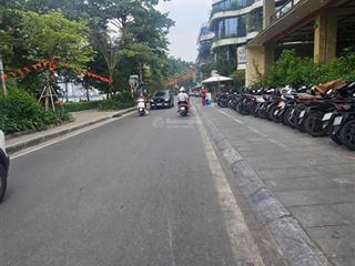 Bán nhà 2 mặt tiền mặt phố view hồ trích sài  tây hồ, 120m2 x mt 6.5m. 105 tỷ