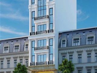 Bán toà văn phòng view hồ phố phương mai  đống đa, 120m2 x 9t. 66 tỷ.