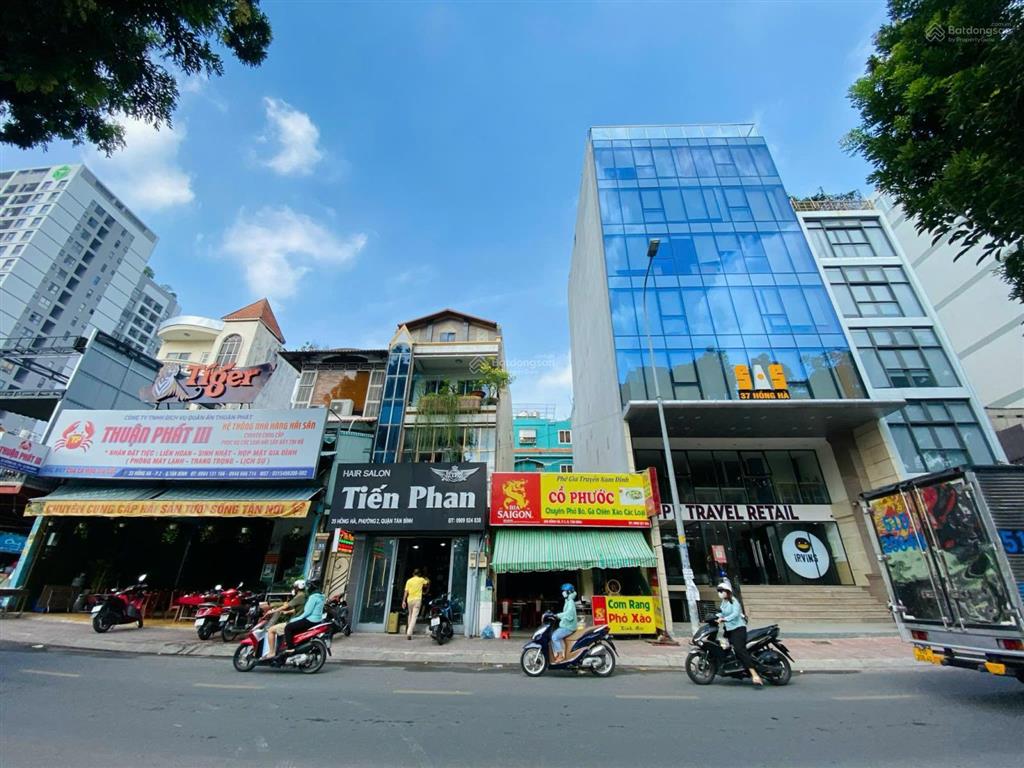 Sp hiếm  mặt tiền hoàng hoa thám, tân bình đoạn đẹp nhất  7 x 30m  3 tấm  xdm hầm 8 tầng