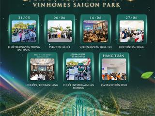 Đầu tư nhà trong siêu đô thị vinhomes saigon park  hóc môn