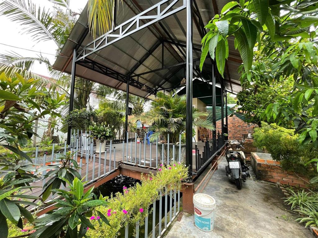 Nhà vườn full thổ có sẵn tiện ích gần chợ sáng tân thạnh đông, đường xe tải, 3,1 tỷ