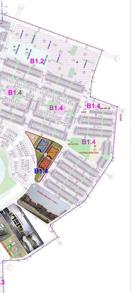 Bán đất liền kề thanh hà đang quây tôn xây dựng khu b1.4