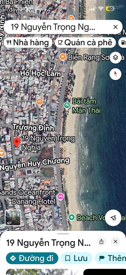 Bán lô đất mt nguyễn trọng nghĩa sát biển