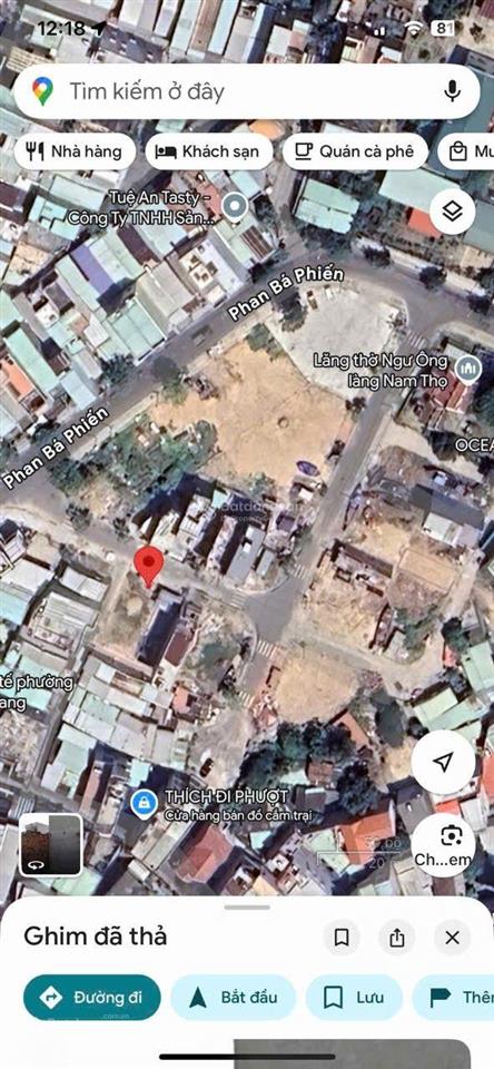 Bán lô đất mt nam an 1, dt 90m2 ngang 5m gần biển