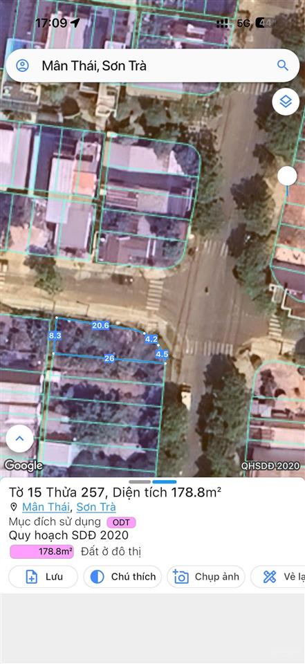 Góc 2mt nguyễn sáng và trương quyền, dt 166m2 ngang 8m
