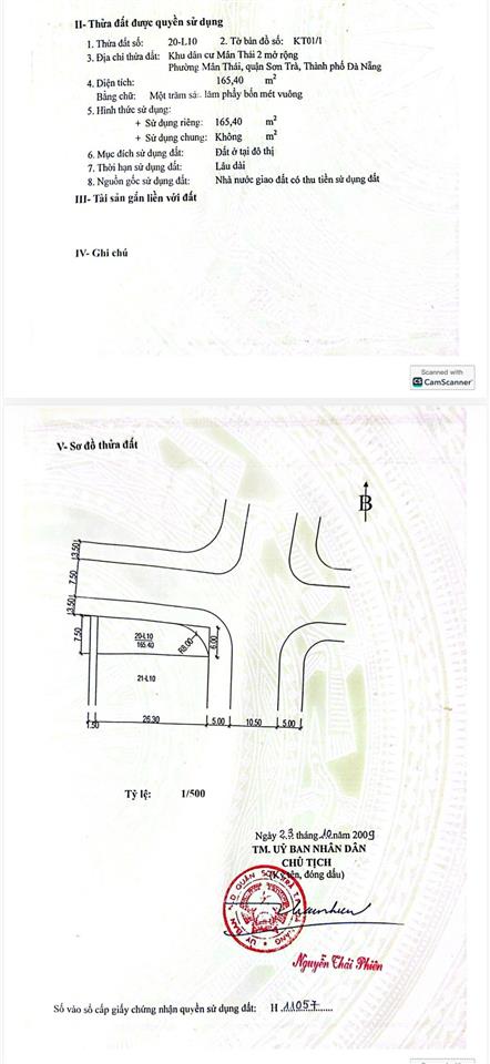 Góc 2mt nguyễn sáng và trương quyền, dt 166m2 ngang 8m