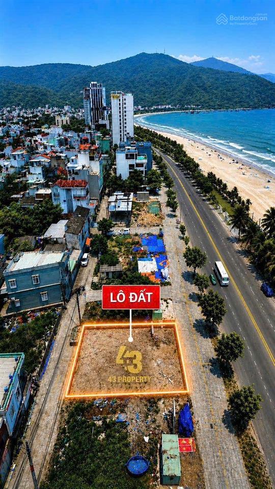 Bán cặp đất mt hoàng sa view biển mân thái, dt 205,4m² ngang 10m