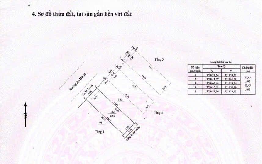 Nhà 3 tầng 3pn mt an hải 20 đối diện công viên sát khúc hạo