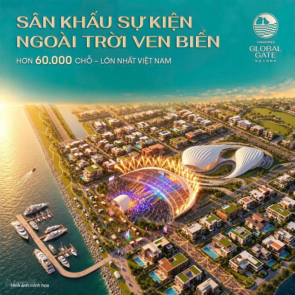 Mở bán liền kề, biệt thự vinhomes global gate hạ long. chính sách tốt, vị trí gần biển