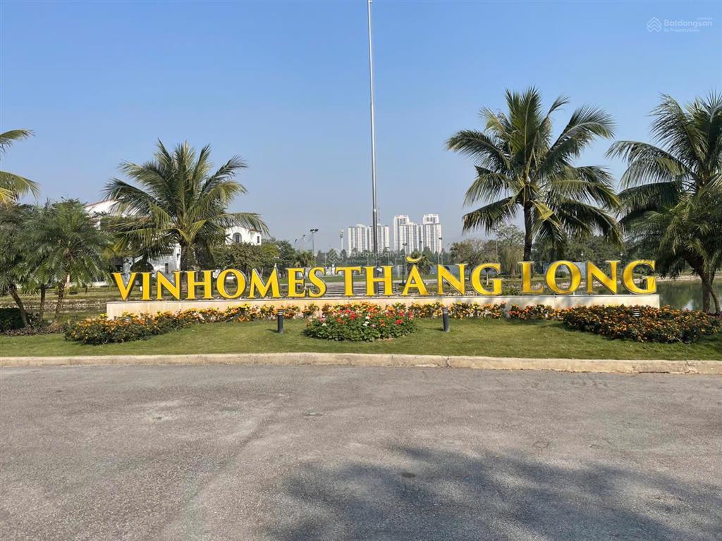 Chính chủ gửi bán căn liền kề kinh doanh được tại vinhomes thăng long giá siêu mềm