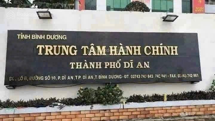 Bán đất 100m2 tại đường c, ku trung tâm hành chính tp dĩ an. nay là tp hcm. chỉ 7 tỷ 300
