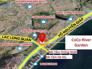 Bán đất biển nam đà nẵng, dt 160m2, ngang 6.5m, mt đường 13.5m, cách biển chỉ 200m, giá đầu tư