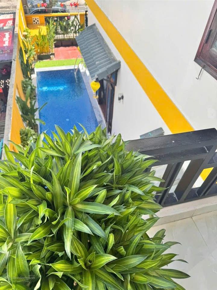 Căn villa 3 tầng  biển an bàng tân thành  hội an  có hồ bơi + 4pn  doanh thu 50 triệu/tháng
