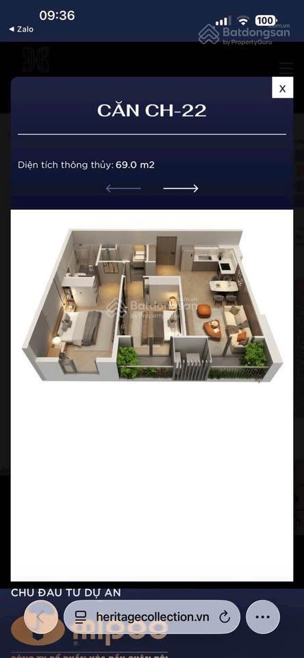 Nhượng gấp căn hộ 2pn chung cư vinh heritage đường lê mao . 0837 323 ***