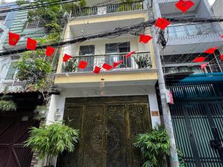 Nhà mới  hẻm đẹp huỳnh văn bánh. p14. phú nhuận  3 tầng( 4 x 15m )  60m2 tặng nội thất  16 tỷ