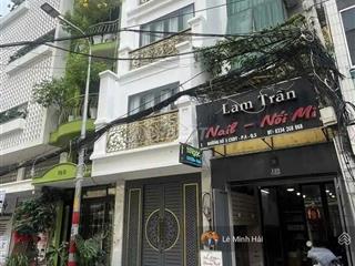 Chỉ 15,5 tỷ  có ngay nhà mới 4 tầng mặt tiền đs3  cư xá đô thành. quận 3  dt  3 x 10m ( 30m2 )