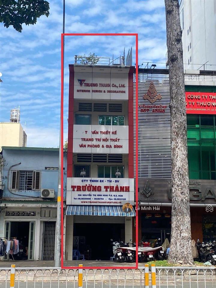Siêu ngon  mặt tiền nguyễn thị minh khai. p5. quận 3  kc 4 tầng (4 x 23m)  92m2  giá 34 tỷ