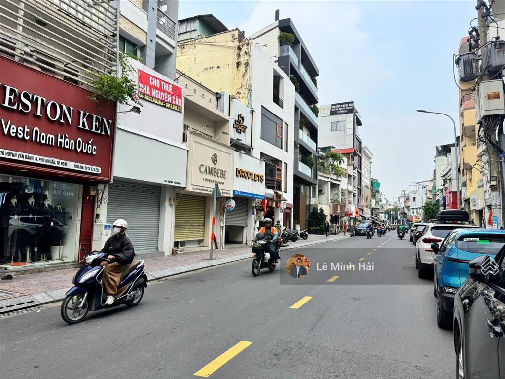 Mặt tiền huỳnh văn bánh, p13, phú nhuận  5 tầng thang máy (4 x 15m)  hđt 50 triệu  22,9 tỷ