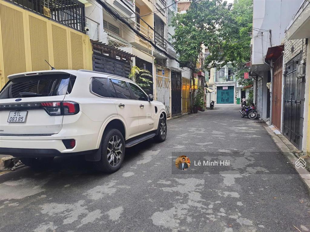 Hẻm xe hơi lê văn sỹ, tân bình  đất trống (6 x 15m)  80m2  gpxd hầm 6 tầng  giá 23,9 tỷ