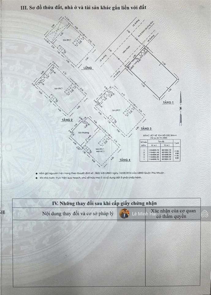 Bán nhà hẻm xe hơi thích quảng đức. p3. phú nhuận  5 tầng (6,8 x 12m)  vô ở ngay  giá 22,9 tỷ