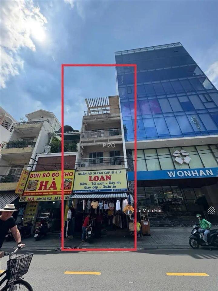 Căn duy nhất  mặt tiền nguyễn hữu cầu. tân định. q1  5 tầng (4,5 x 17m )  hđt  50 triệu  38 tỷ
