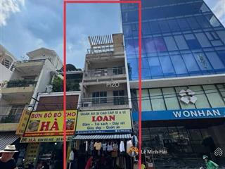 Căn duy nhất  mặt tiền nguyễn hữu cầu. tân định. q1  5 tầng (4,5 x 17m )  hđt  50 triệu  38 tỷ