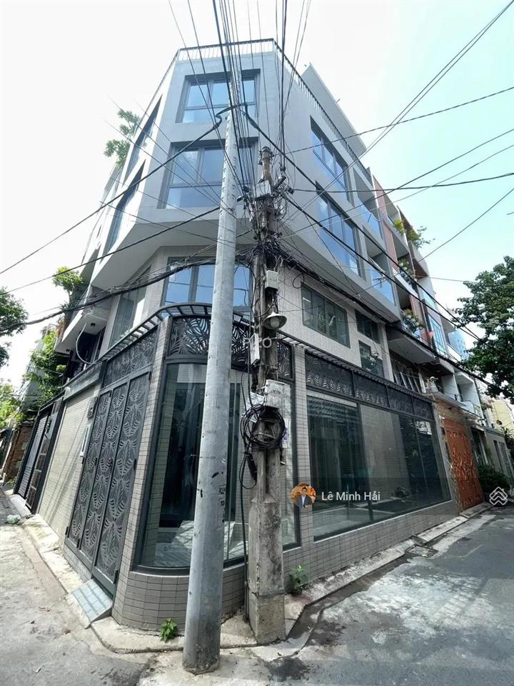 Góc 2 mặt tiền hẻm xe hơi lê văn sỹ. tân bình 5 tầng thang máy (7 x 10m) hđt  40 triệu  16,5 tỷ
