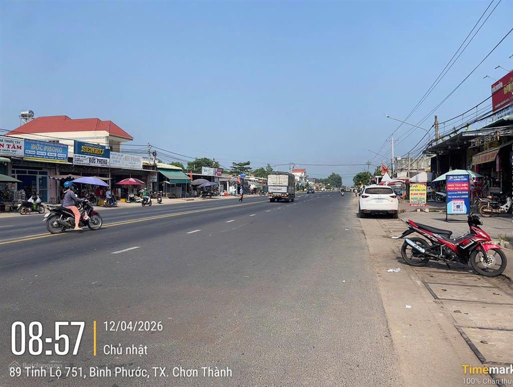 Đất trung tâm ngã 4 chơn thành 300m² (10*30) tc 120m², giá 655 triệu, sổ sẵn, quốc lộ 13