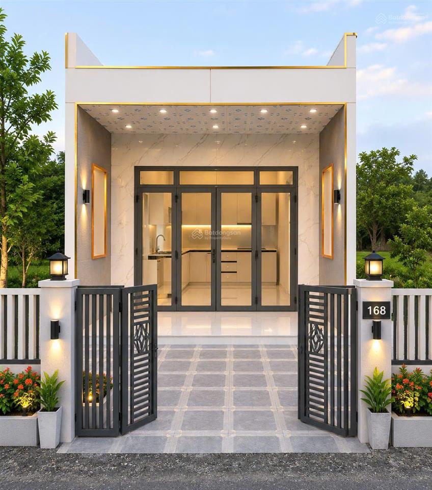 Nhà vườn khu nghỉ dưỡng dầu tiếng  hcm 250m2 (5*50) tc 100m2, giá 790 triệu. dt749b sổ sẵn