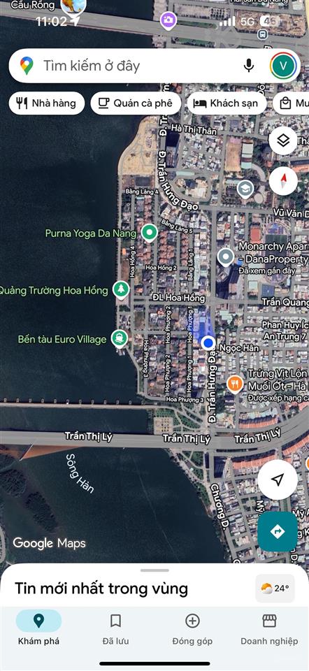 Chính chủ bán lô trần hưng đạo sát cổng euro village 1