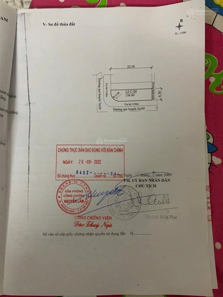 Chính chủ cần bán nhà 2 tầng góc 2 mặt tiền đường nguyễn xiển với hoàng công chất, sơn thuỷ