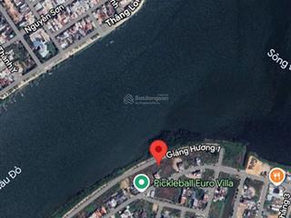Bán cặp đất 550m2 đường giáng hương 1 view sông hàn, euro village 2