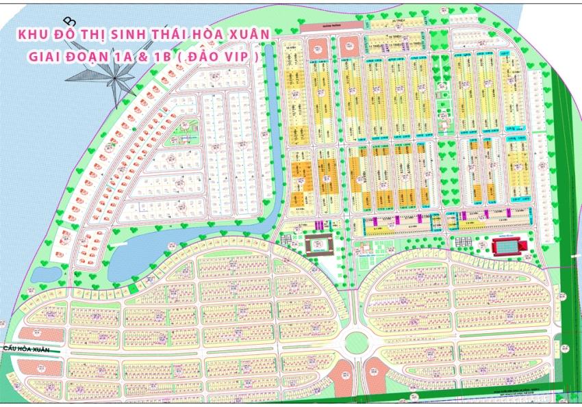 Bán cặp đất 550m2 đường giáng hương 1 view sông hàn, euro village 2
