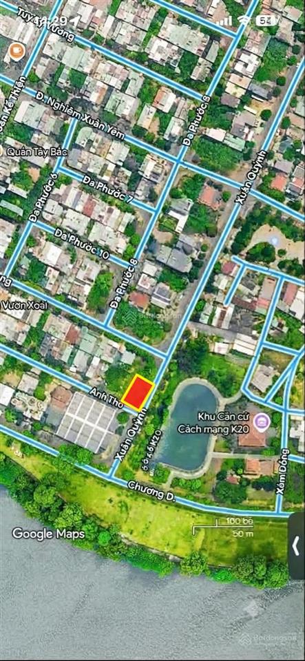 Chính chủ bán lô góc biệt thự sông đường anh thơ với xuân quỳnh nam việt á