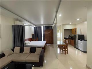 Cho thuê căn hộ dịch vụ 1 ngủ full đồ rộng (40m2) tại waterfront city.