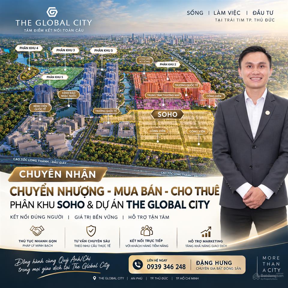 Cho thuê shophouse tại the global city, giá tốt 60 triệu, 95m2, an phú, q2, hcm