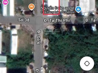 Góc mặt tiền tạ thị phi và đường số 38 khu tái định cư ung bướu