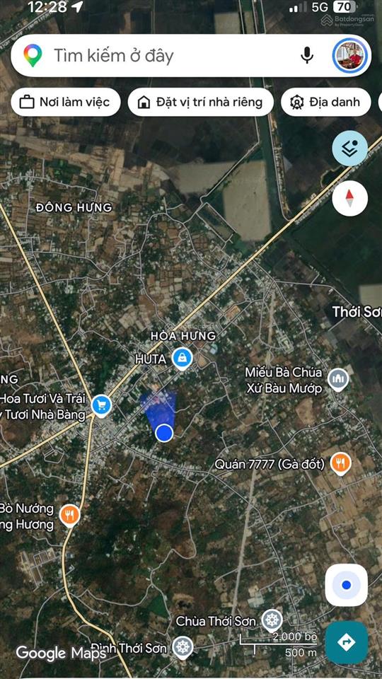 Thiện chí bán đất gần núi két, chợ nhà bàng, tịnh biên an giang