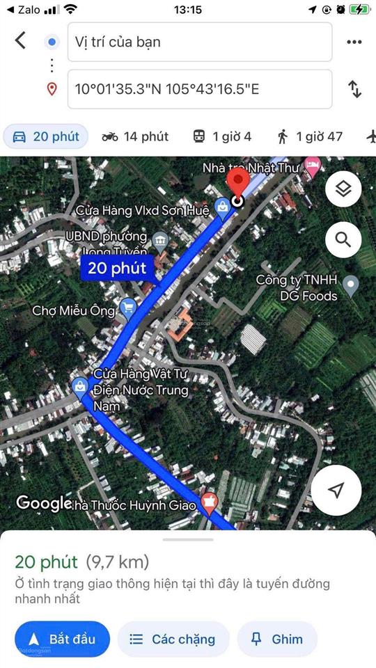 Mặt tiền đường bùi hữu nghĩa gần đại học cần thơ gần 900 m2 phù hợp nghĩ dưỡng
