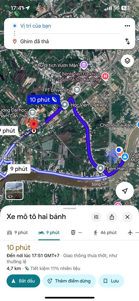 Giảm 600 triệu cách lộ vòng cung 300 mét, kdc 923 ninh kiều