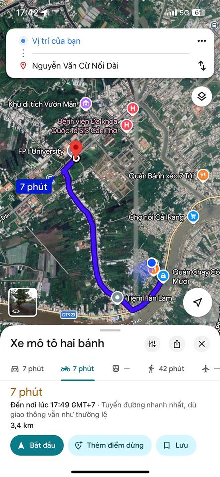 Giảm 600 triệu cách lộ vòng cung 300 mét, kdc 923 ninh kiều