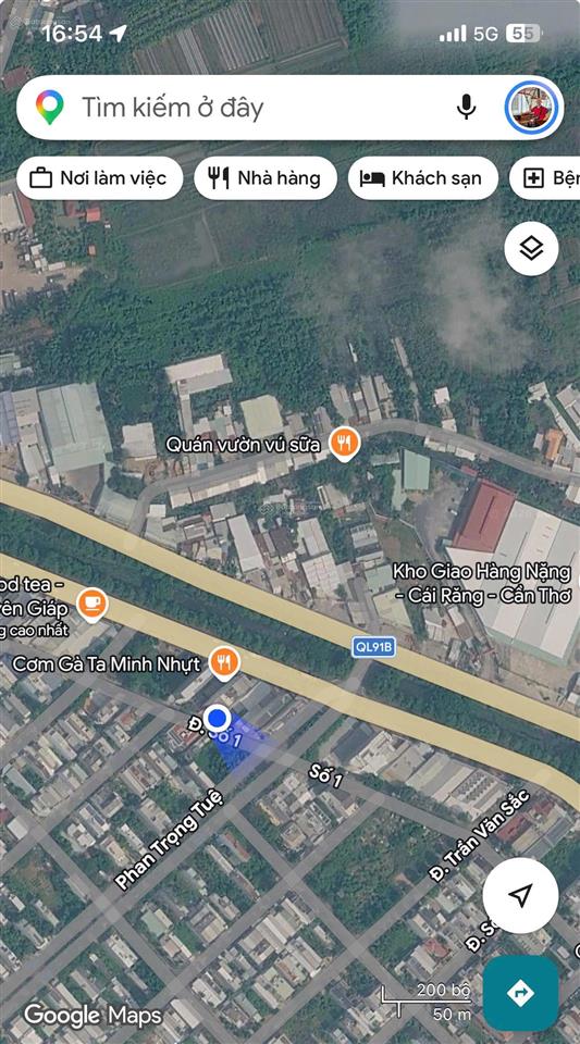 2 mặt tiền võ nguyên giáp và đường số 1 kdc diệu hiền có 3 nền liền kề