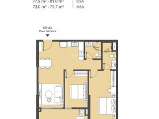 Chính chủ cần bán cc the global city, 8,61 tỷ, 77,5m2, an phú, tp. hcm