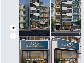 Cần cho thuê nhà mặt phố bà triệu 8 tầng, 6 tầng dưới làm văn phòng, 2 tầng trên làm căn hộ